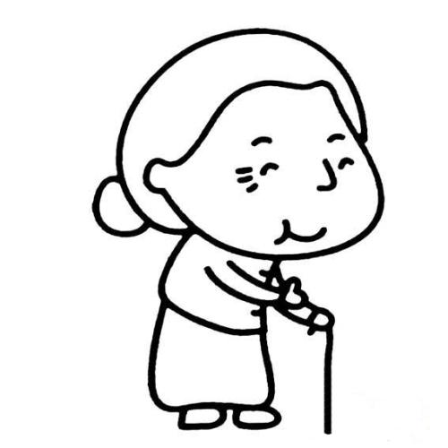 形容老人家開心笑容的句子