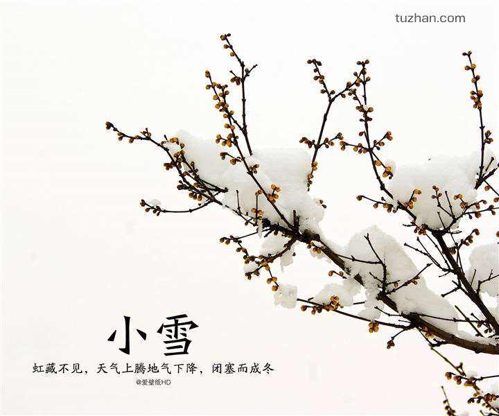 二十四節(jié)氣小雪的詩句、配圖
